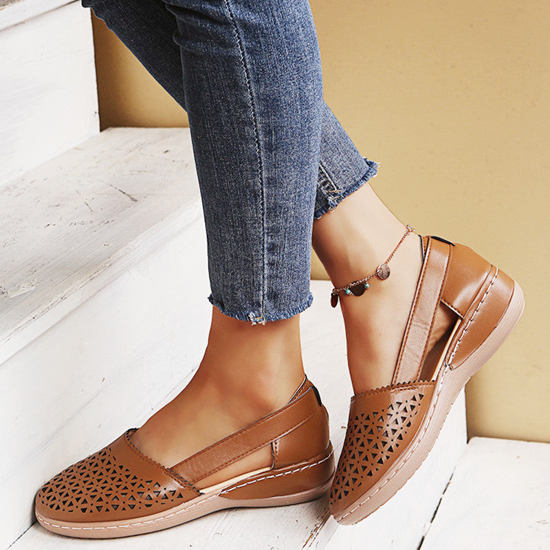 Damen Sandalen Bequem Freizeit Sommer