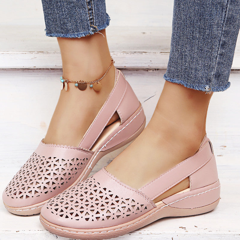 Damen Sandalen Bequem Freizeit Sommer