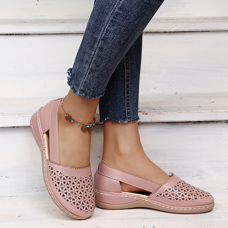 Damen Sandalen Bequem Freizeit Sommer