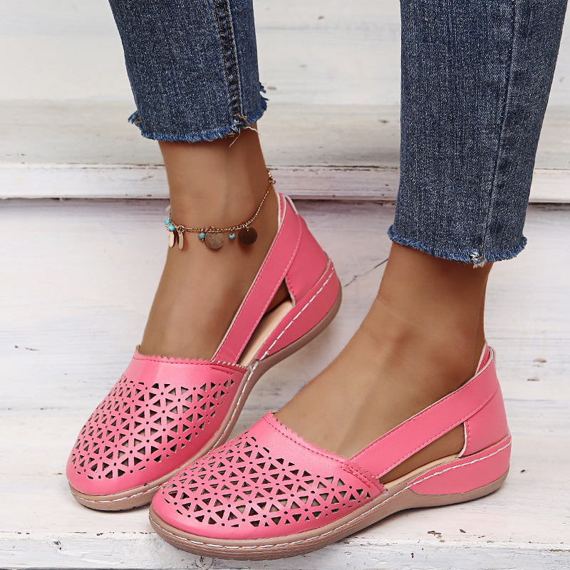 Damen Sandalen Bequem Freizeit Sommer