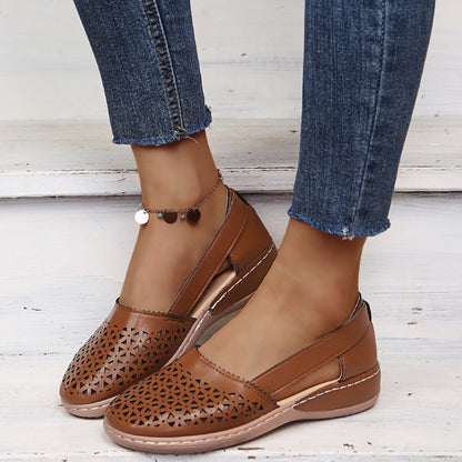 Damen Sandalen Bequem Freizeit Sommer