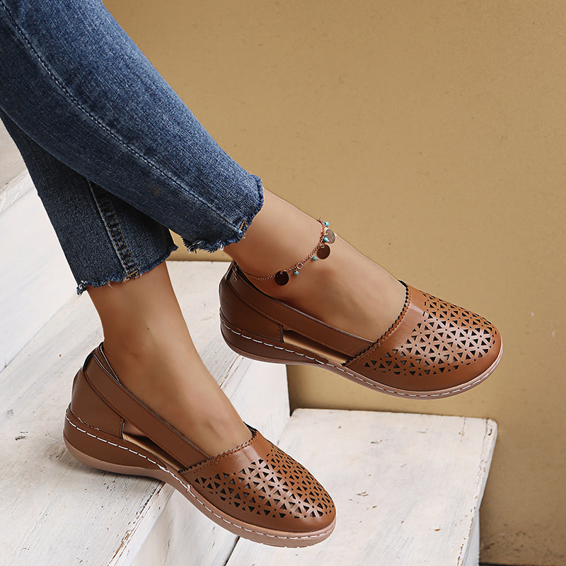 Damen Sandalen Bequem Freizeit Sommer
