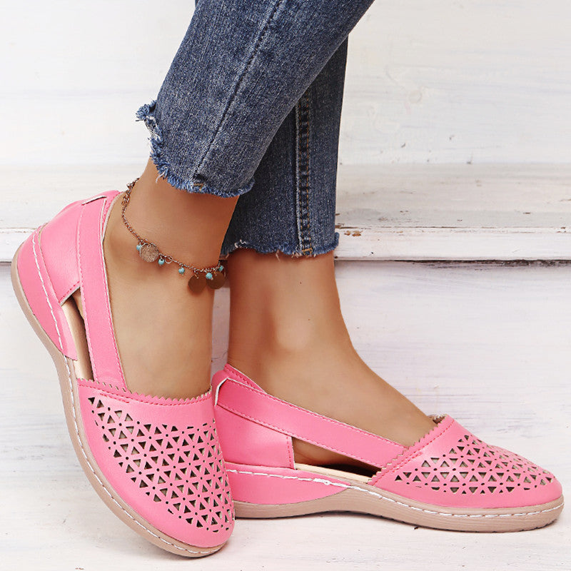 Damen Sandalen Bequem Freizeit Sommer