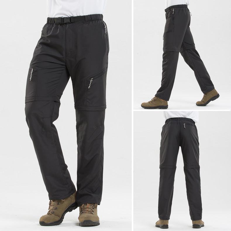 Wanderhose Herren 2 in 1 Robust Wasserfest