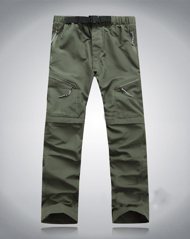 Wanderhose Herren 2 in 1 Robust Wasserfest