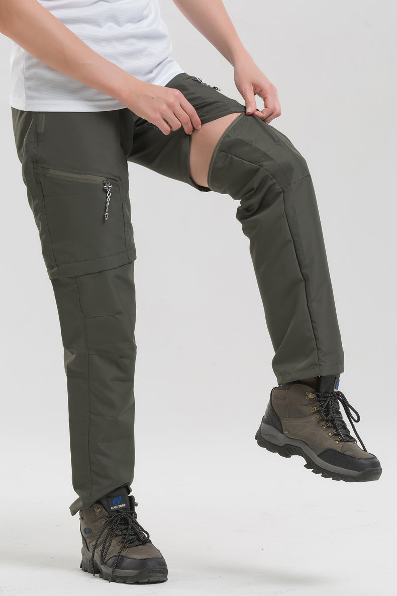 Wanderhose Herren 2 in 1 Robust Wasserfest