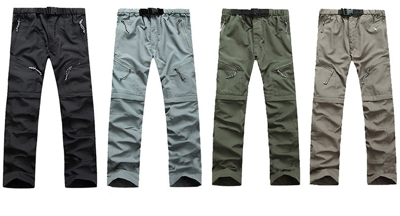 Wanderhose Herren 2 in 1 Robust Wasserfest