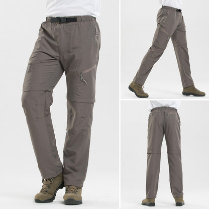 Wanderhose Herren 2 in 1 Robust Wasserfest