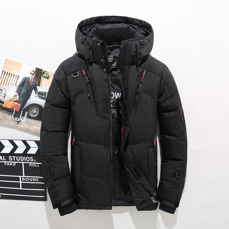 Herren Winterjacke Warm Isoliert Modern