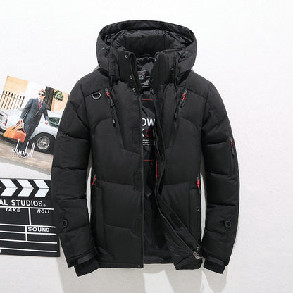Herren Winterjacke Warm Isoliert Modern