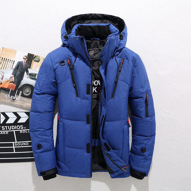 Herren Winterjacke Warm Isoliert Modern