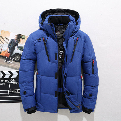 Herren Winterjacke Warm Isoliert Modern