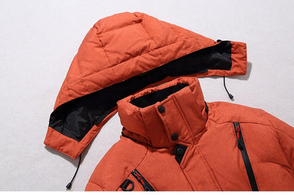 Herren Winterjacke Warm Isoliert Modern