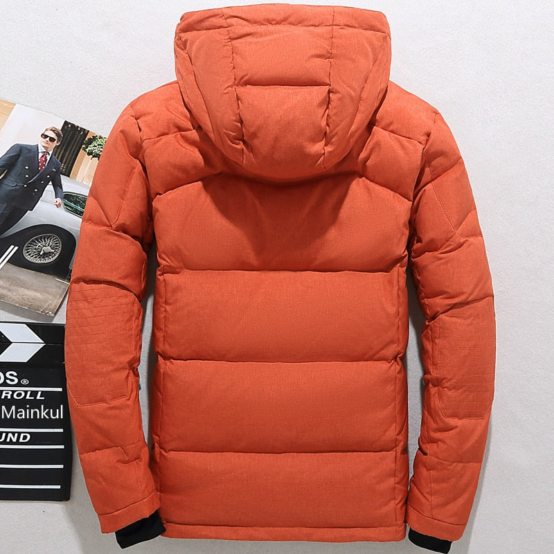 Herren Winterjacke Warm Isoliert Modern
