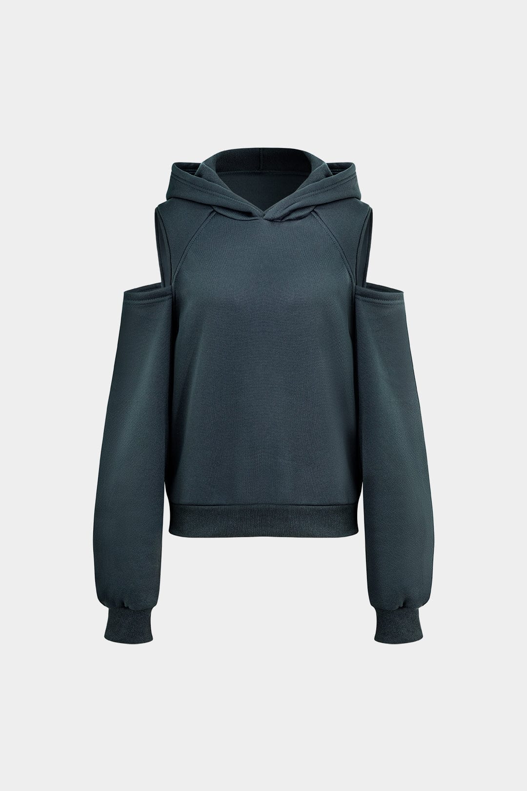 Sportliches Hoodie-Set Damen Cut-Outs Trendy