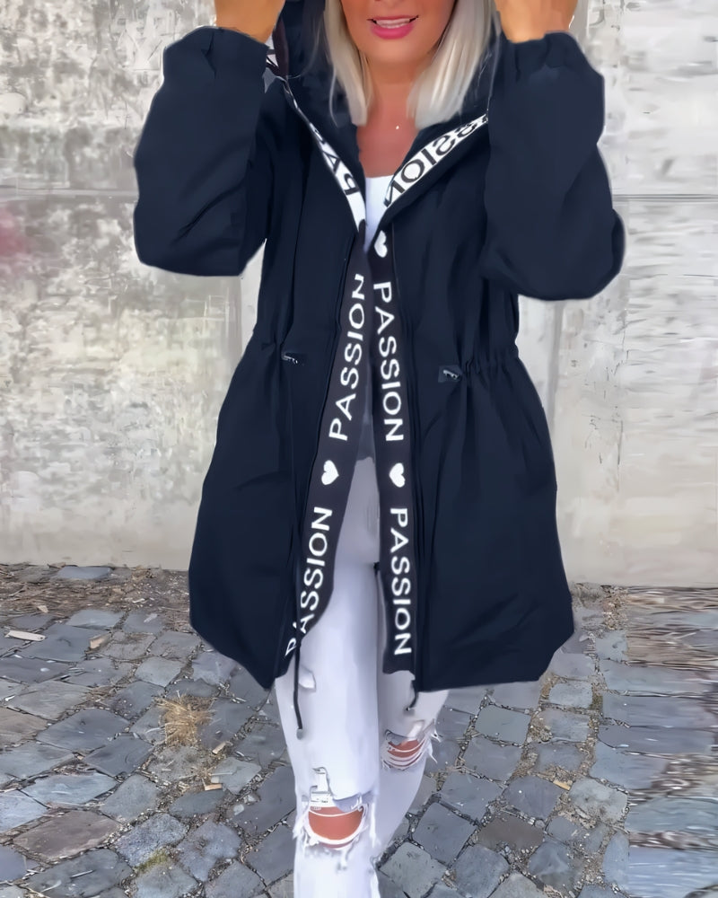 Moderne Freizeitjacke Zip-Up Damen