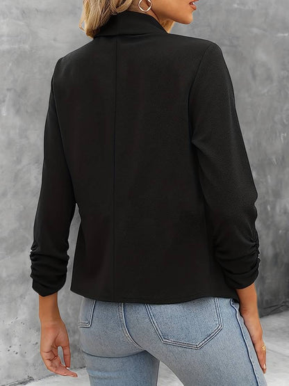 Stilvoller Damenblazer Offene Vorderseite Modern