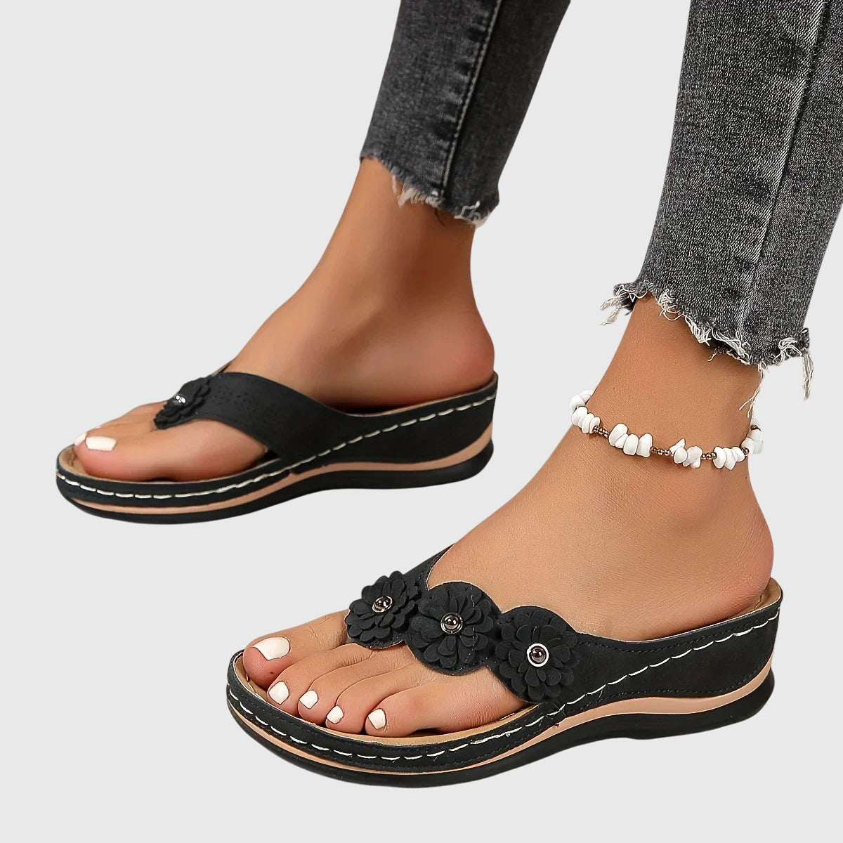Damen Sandalen Lässig Trendy Slip-On Schuhe