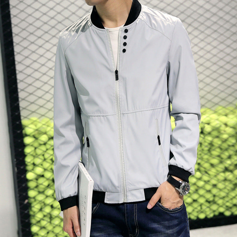 Herren Steppjacke Sportlich Elastisch Warm
