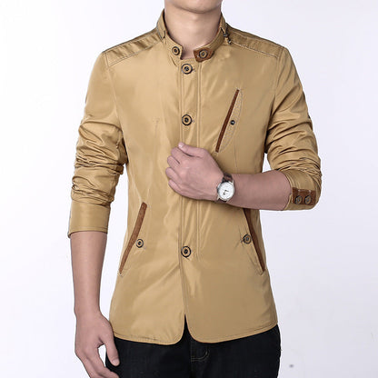 Herren Freizeitjacke Elegant Modern Mit modischen Details
