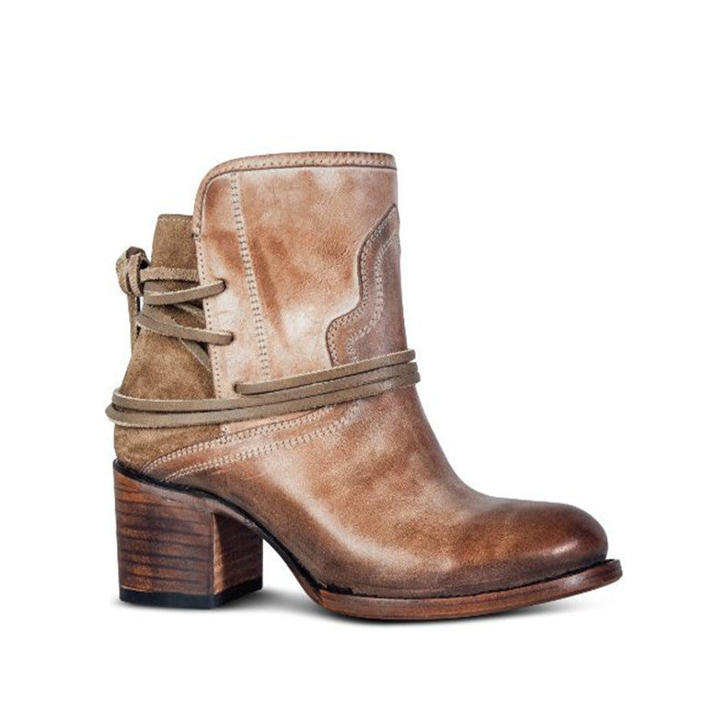 Damen Stiefeletten Leder Schwarz Elegantes Design