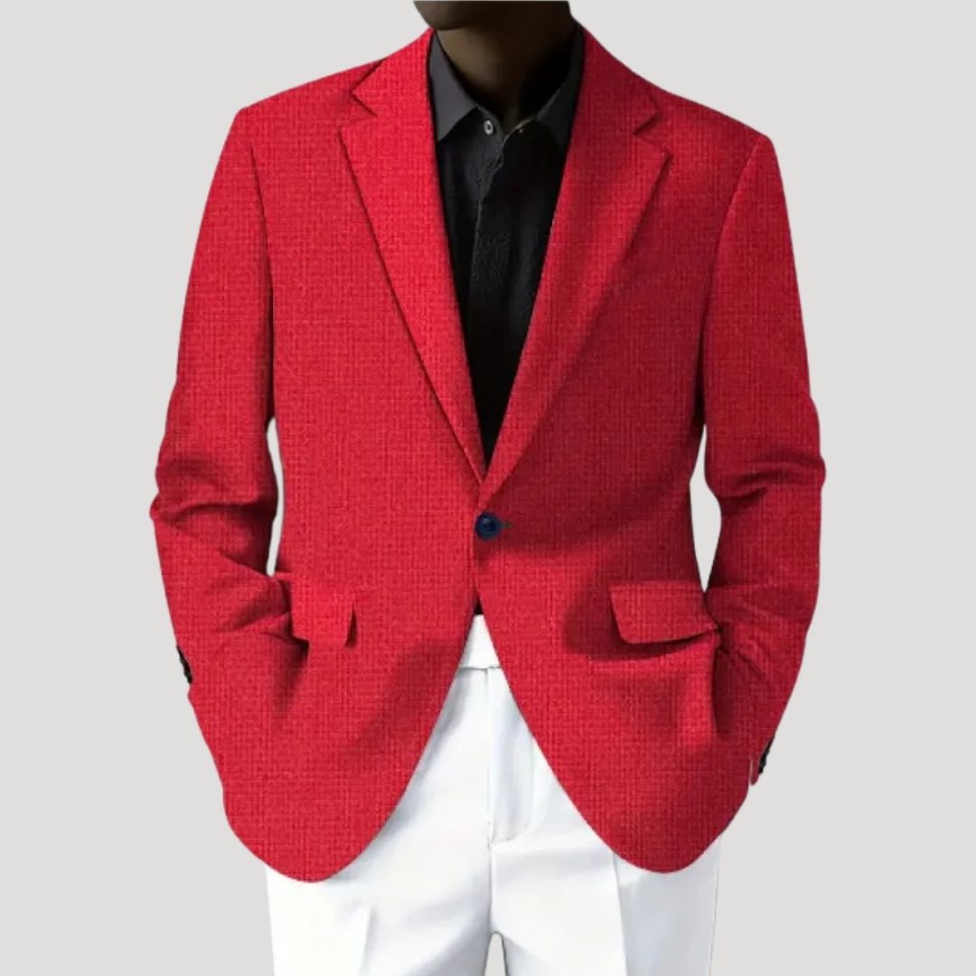 Herren Blazer Modern Maßgeschneidert Freizeit Style