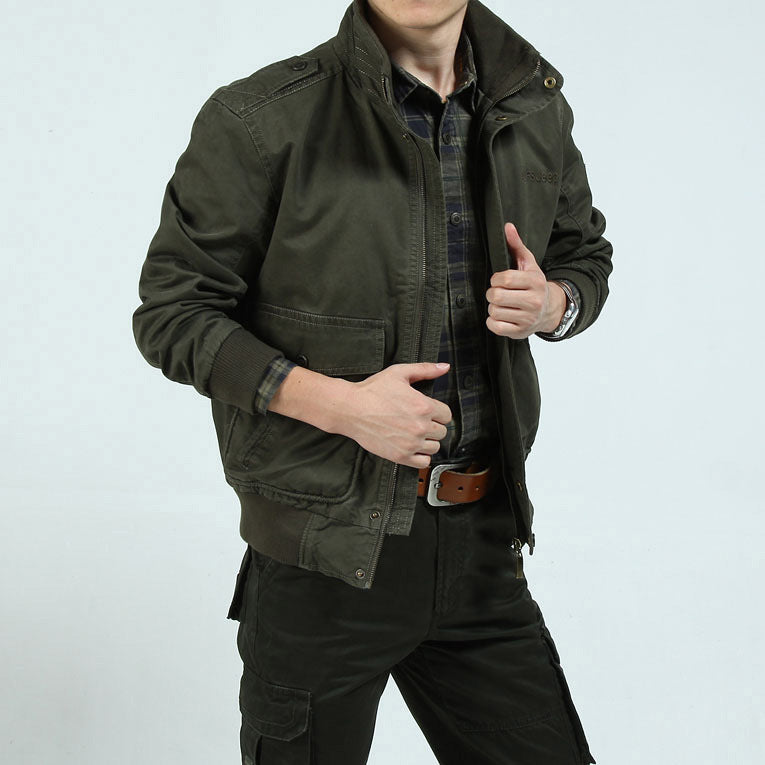 Herren Freizeitjacke Urban Style Robust Schwarz