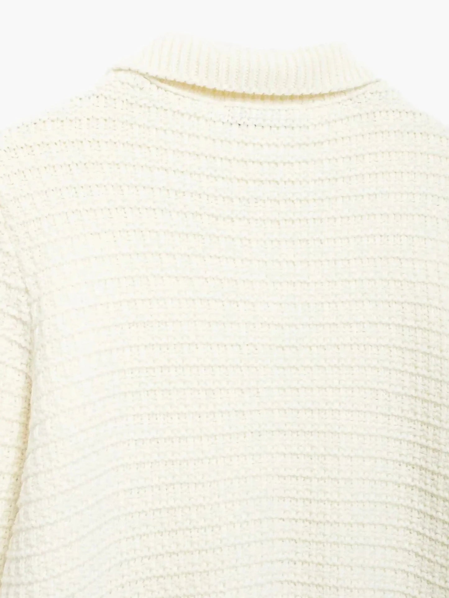 Strickjacke Damen Texturiert Knopfleiste Modern