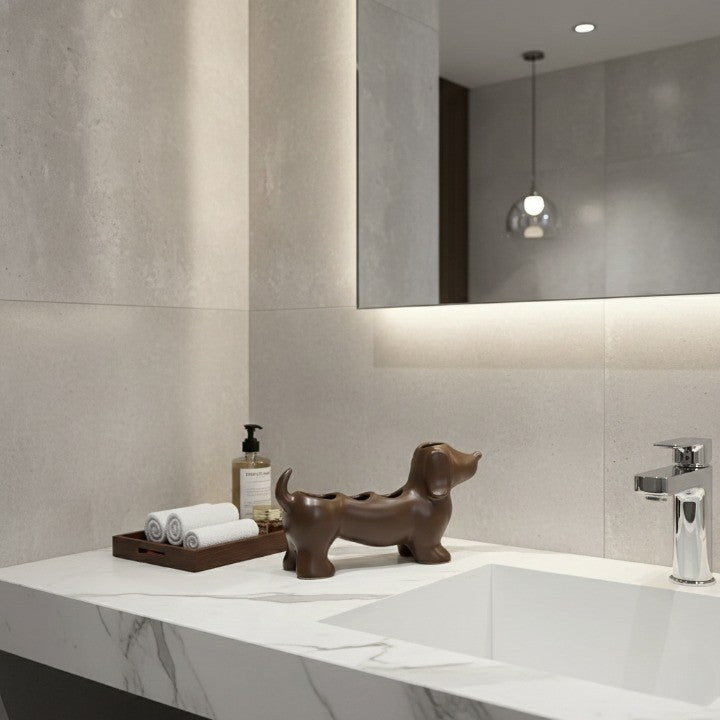 Badezimmer Organizer Dackel Mehrzweck Haken Regal