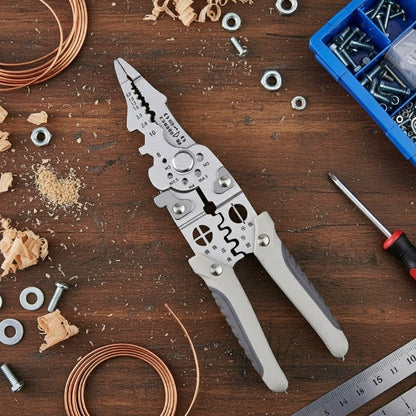 Professionelle Multifunktionszange mit Drahtabschneider