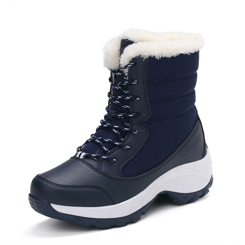 Warme Schneestiefel Damen Gefüttert Winterstiefel Heidi Style