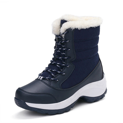 Warme Schneestiefel Damen Gefüttert Winterstiefel Heidi Style