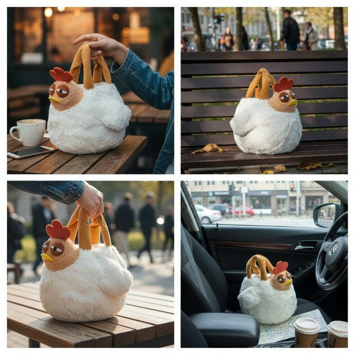 Lustige Huhn Tasche Dick Plüsch