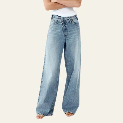 Bequeme Damen Weitenjeans Locker Sitzend - BerlinGlamour