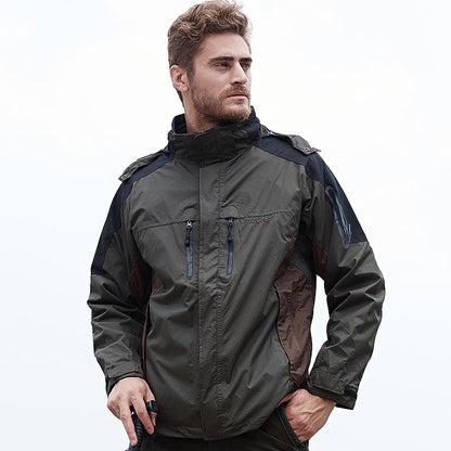 Herren Outdoor-Jacke Wasserfest Atmungsaktiv Funktionell - BerlinGlamour