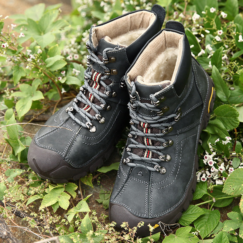 Wanderstiefel Herren Robust Wasserdicht Rutschfest