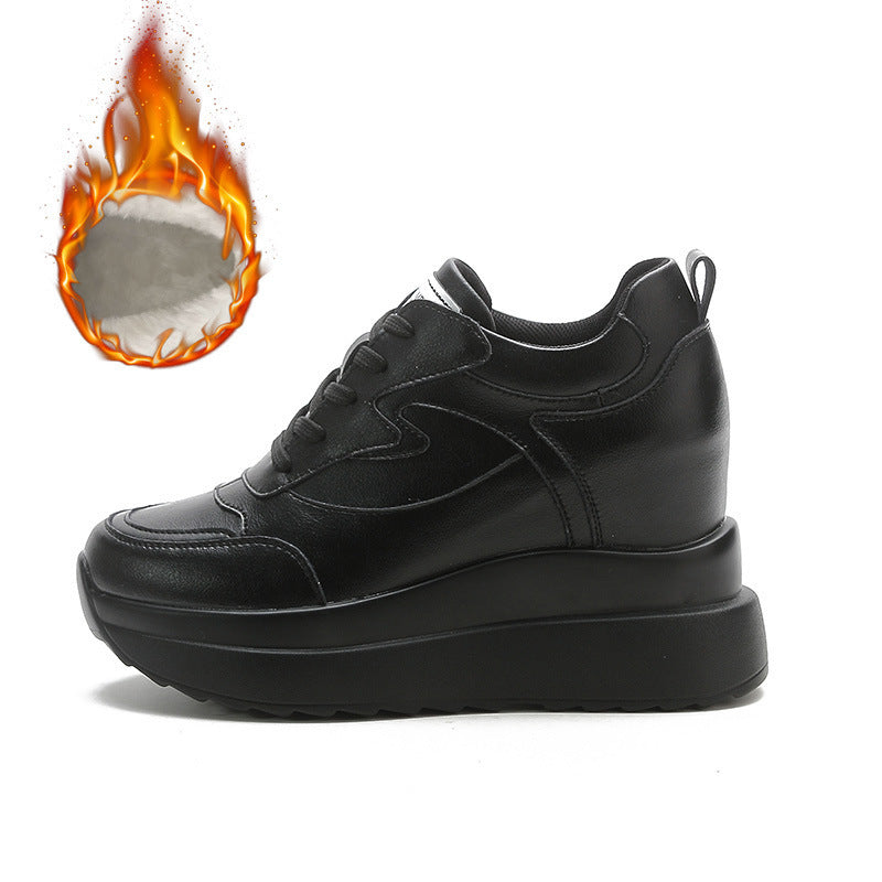 Damen Turnschuhe Plateau Sneaker Frauen Mode