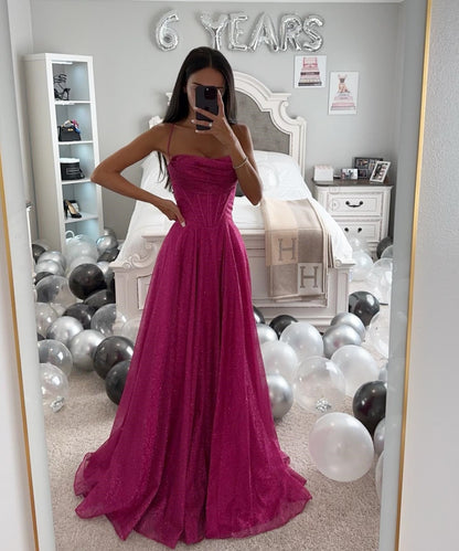Kleid mit Trägern Damen Elegant Schwingend