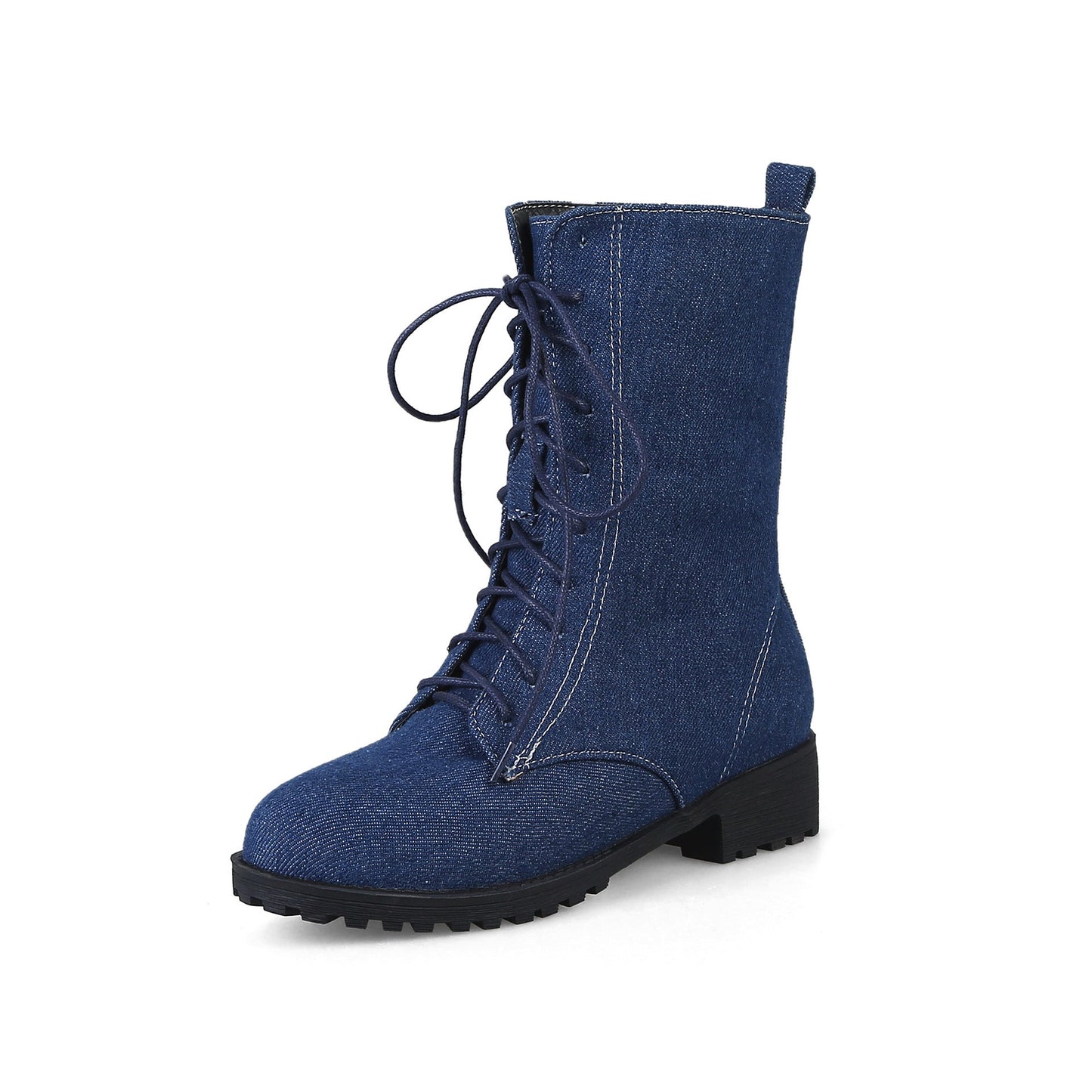 Damen Schnürschuhe Klassisch Niedriger Absatz Elegante Mode