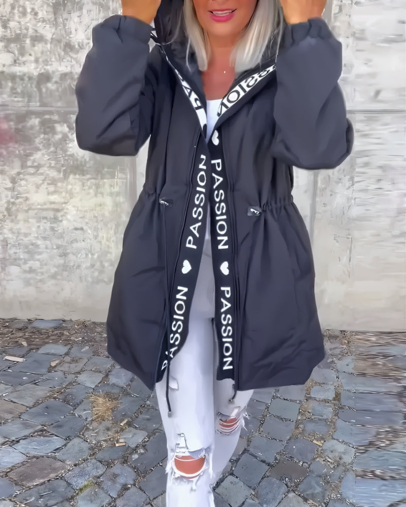 Moderne Freizeitjacke Zip-Up Damen