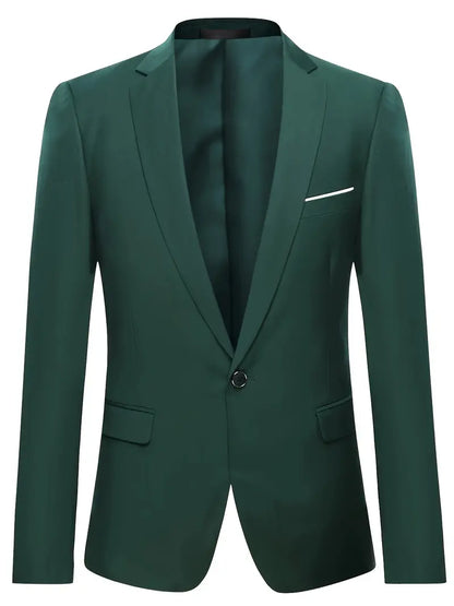 Herrenanzug Zweiteiler Klassisch Business Blazer Hose