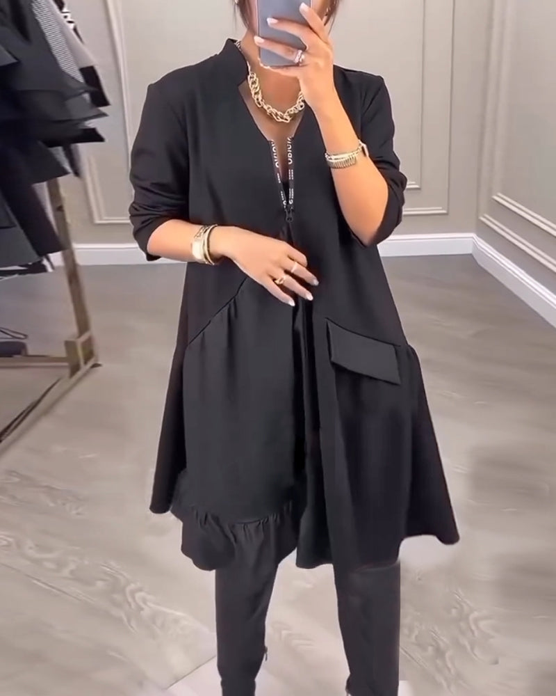 Damen Pullover V-Ausschnitt Glamour Style - BerlinGlamour