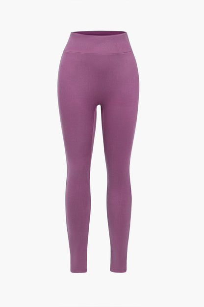 Sportliches Zweiteiler Set Cropped Jacke Leggings