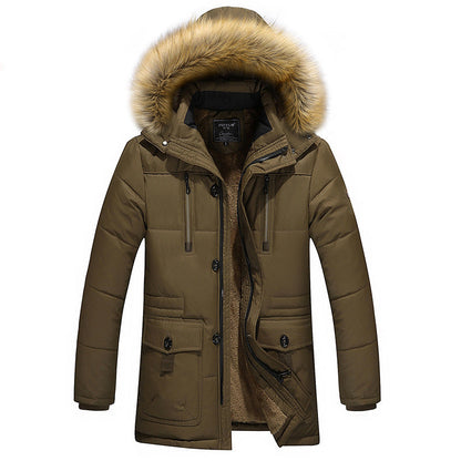 Herren Winterparka Warm Isoliert Berlin Style