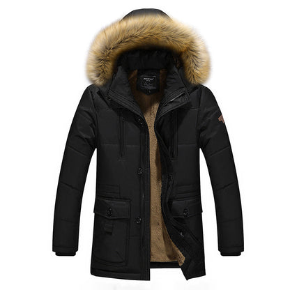 Herren Winterparka Warm Isoliert Berlin Style