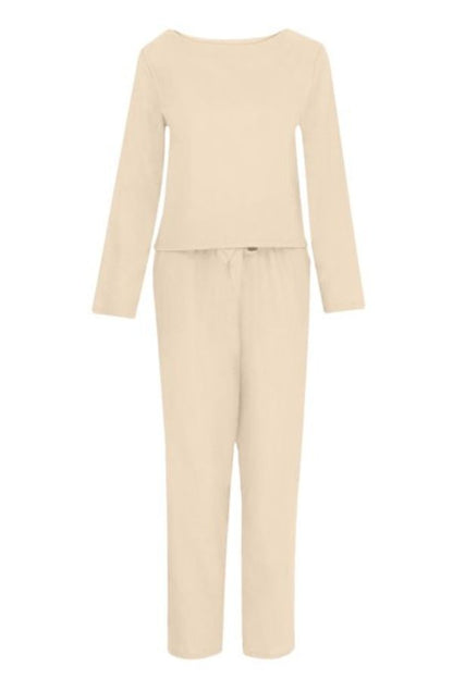 Elegantes Leinen Zweiteiler Kleid Damen