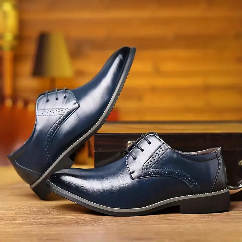 Elegante Herren Anzugschuhe aus Kalbsleder Schwarz