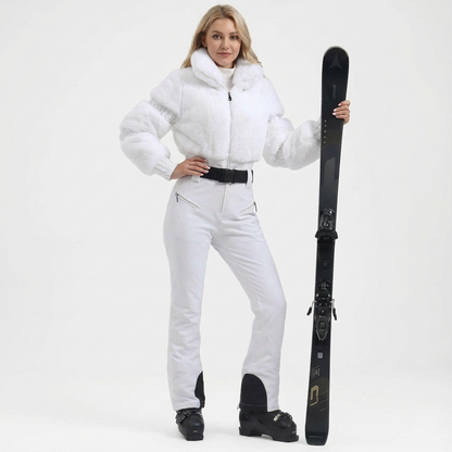 eleganter ski jumpsuit damen für après ski