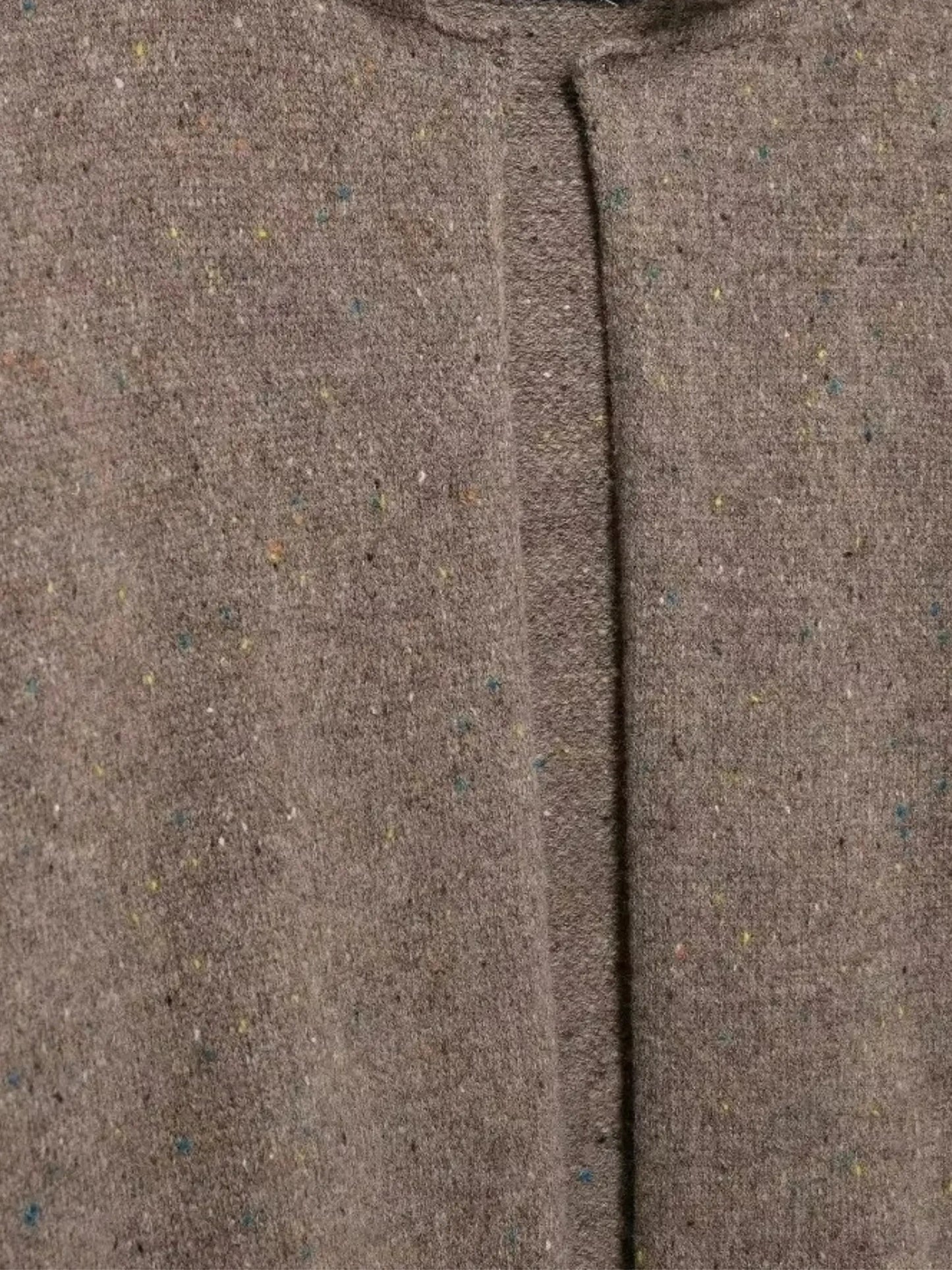Strickjacke Damen Offener Vorderseite Hochkragen