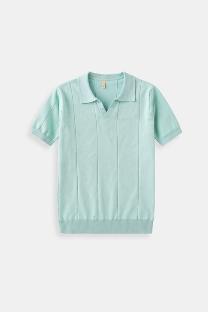Mintgrünes Poloshirt Retro Style - BerlinGlamour
